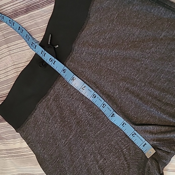 Lululemon Heathered Gray Black Band Lightweight Full Length Pants Wmns 6 Yoga - Picture 11 of 13